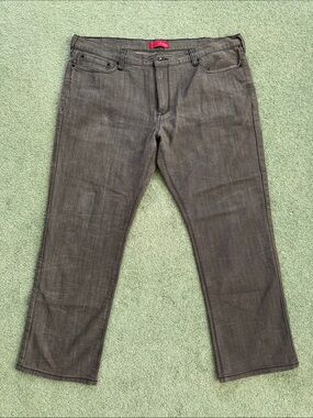 Guess Men's Straight Jeans in Charcoal Gray